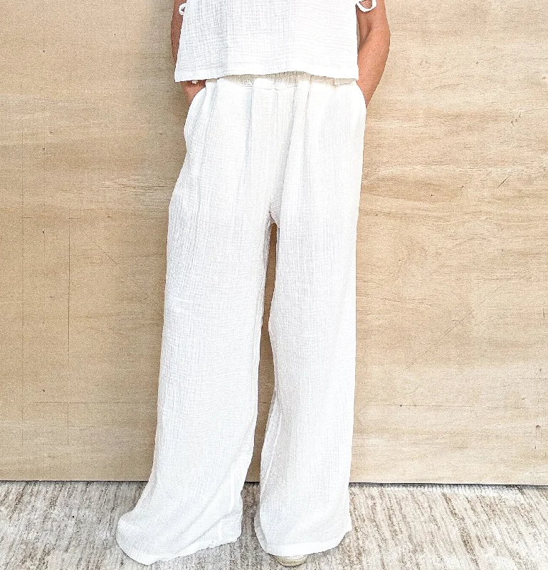 Cozy Cotton Gauze Pant