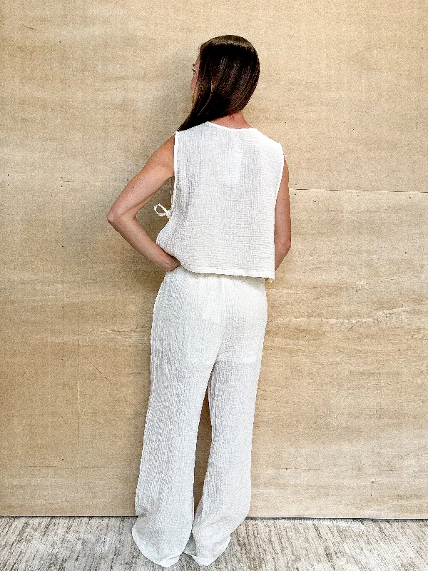 Cozy Cotton Gauze Pant