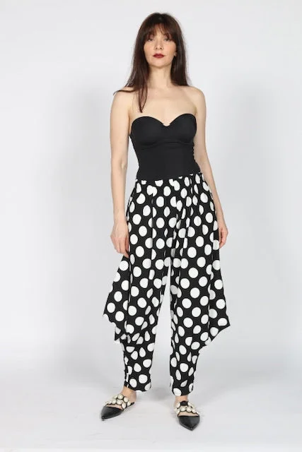 XS / Black Polka Dot