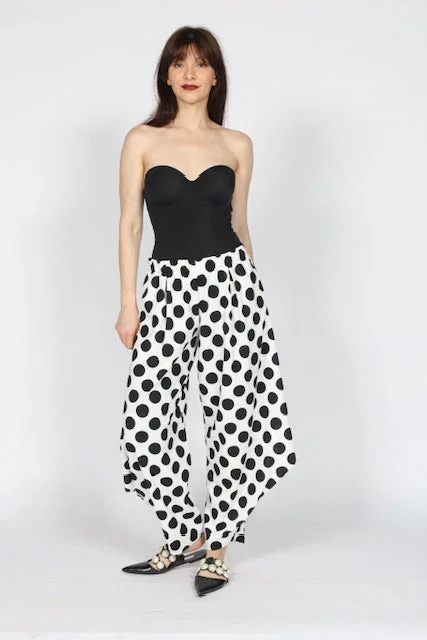 XS / White Polka Dot