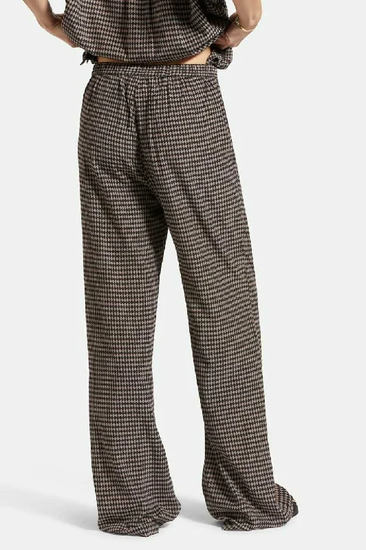 Hudson Lounge Pant - Washed Black/Cinder Grey Diamond Check