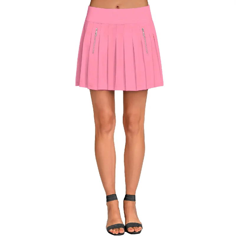 Jamie Sadock Cotton Candy Collection Basic New Women's Cooltrex Pull On Pleated 16"" Skort-Cotton Candy