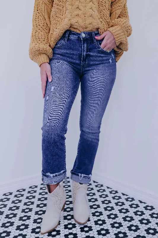 Jessie High Rise Cuffed Jeans