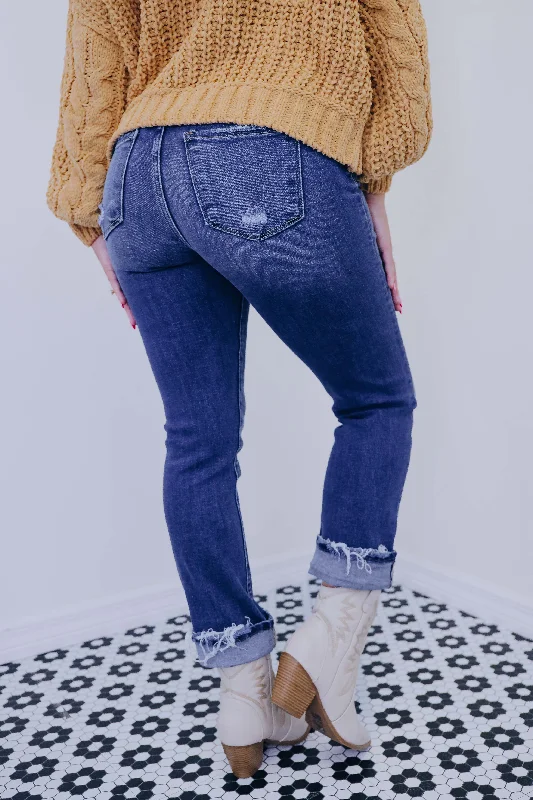 Jessie High Rise Cuffed Jeans