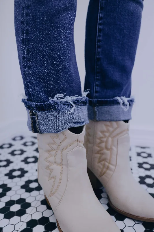 Jessie High Rise Cuffed Jeans