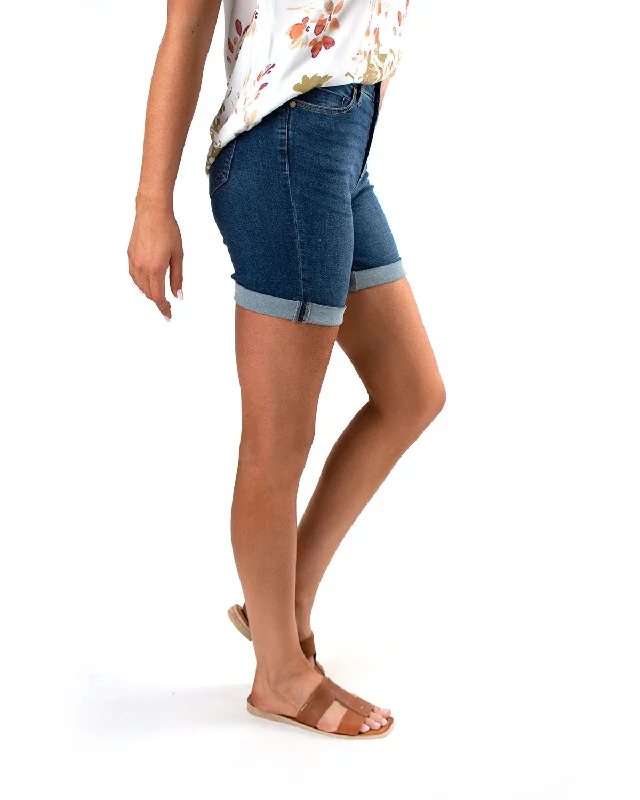 Liverpool Kristy Rolled Denim Short