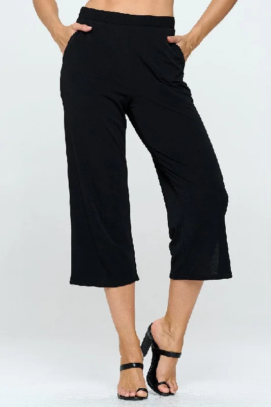 Moss Crepe Wide Leg Angle Pants-539MC-ARS1-K