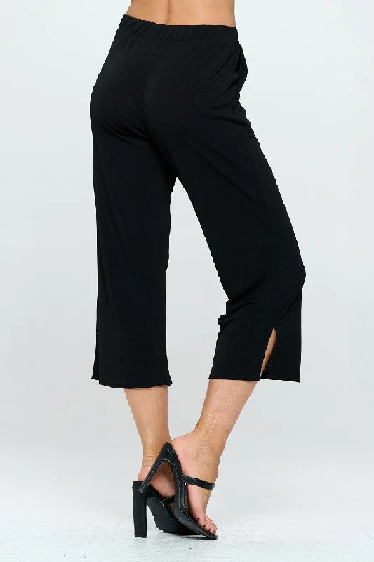 Moss Crepe Wide Leg Angle Pants-539MC-ARS1-K