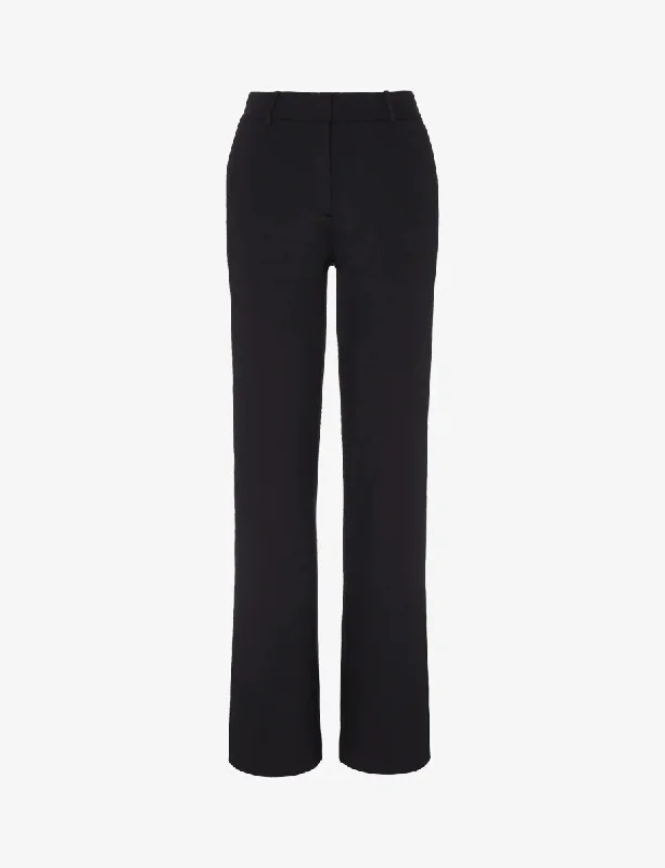 Neoprene CEO Wide Leg Trouser