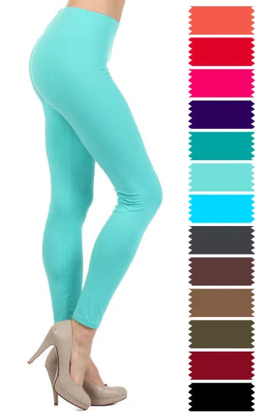 Long Butter Leggings (Multiple Colors)