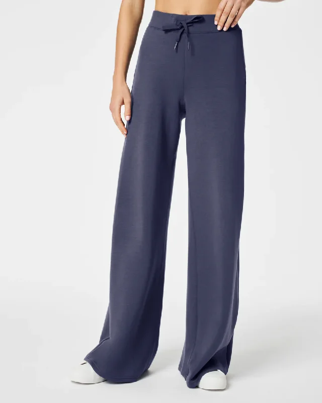 Spanx Air Essentials Wide Leg Pant Dark Storm