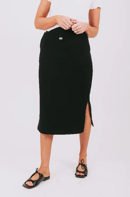 Watch Me Work Midi Skirt