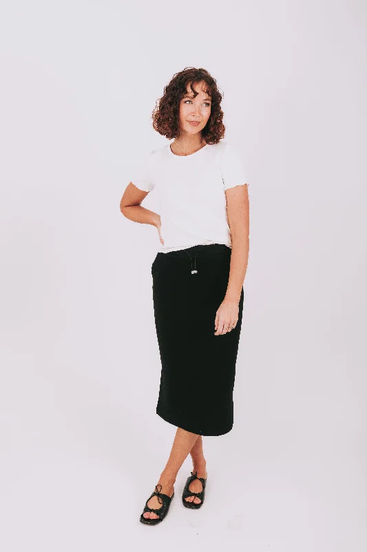 Watch Me Work Midi Skirt