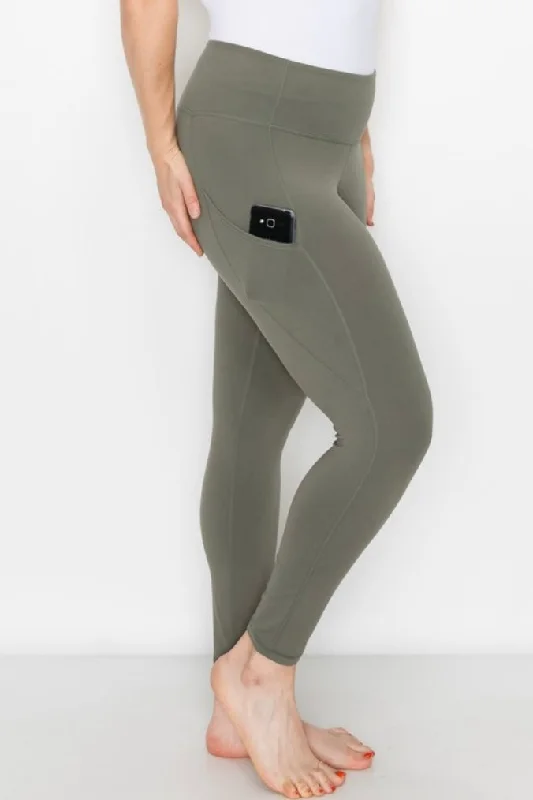 Your Favorite Leggings in Grey Sage -PLUS